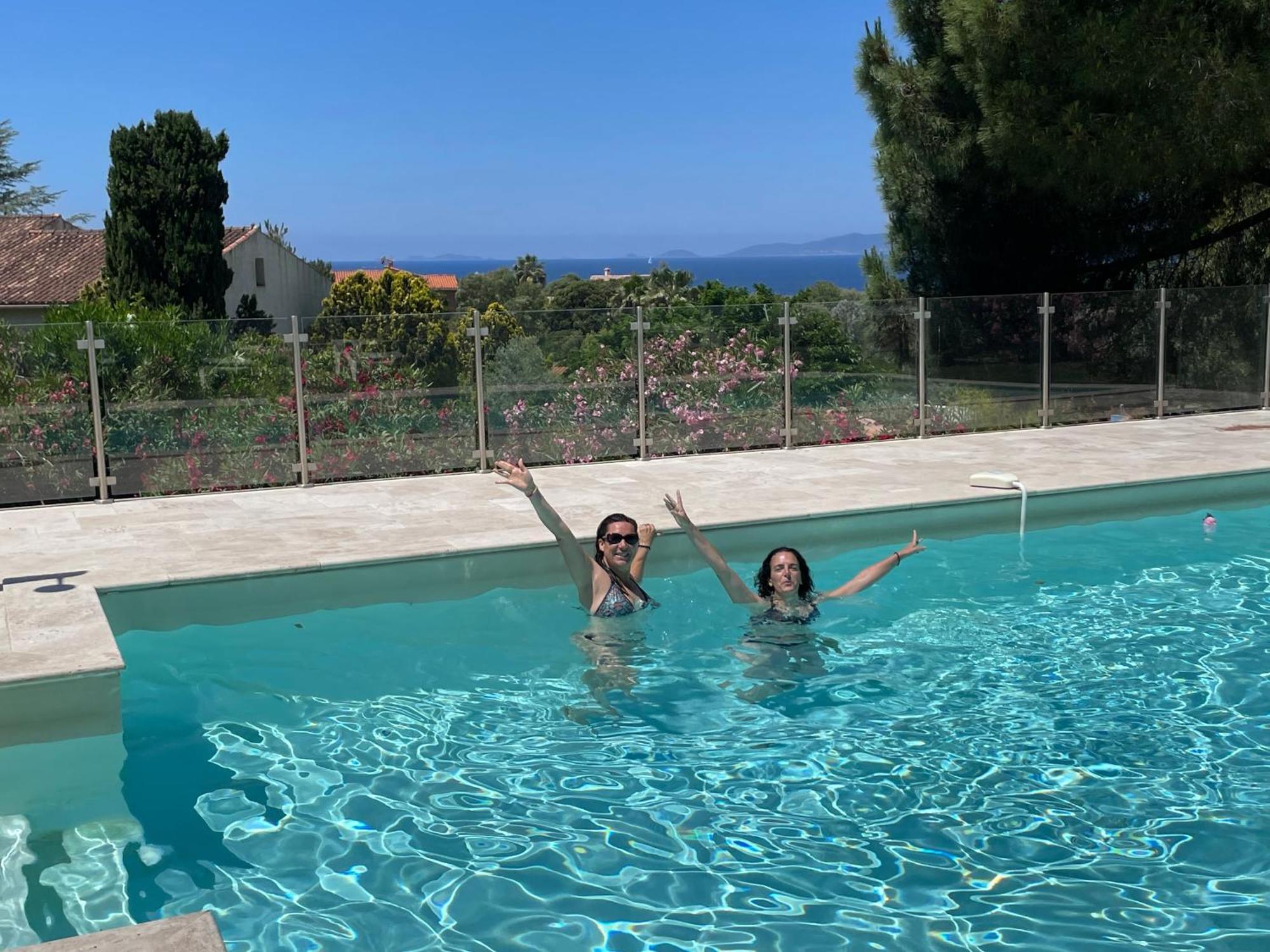 Corsicadream Arone Superbe Appartement Dans Villa, Vue Panoramique Mer, Piscine, Proche Porticcio Pietrosella Eksteriør bilde
